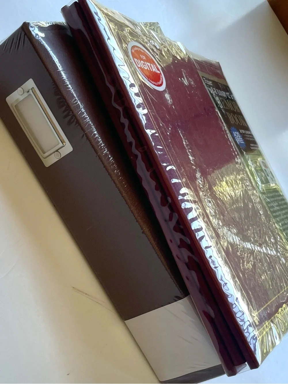 2 Piece Photo Album Memory Scrapbook PIONEER AND RECOLLECTIONS